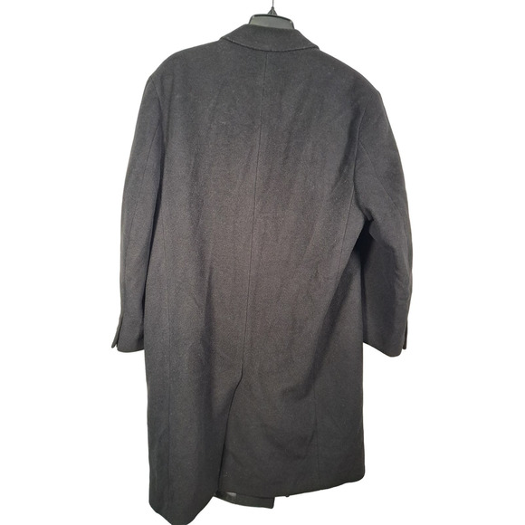 London Fog Men's 3-Buttoned Black Wallstreet Trench Size 42S - Picture 5 of 8